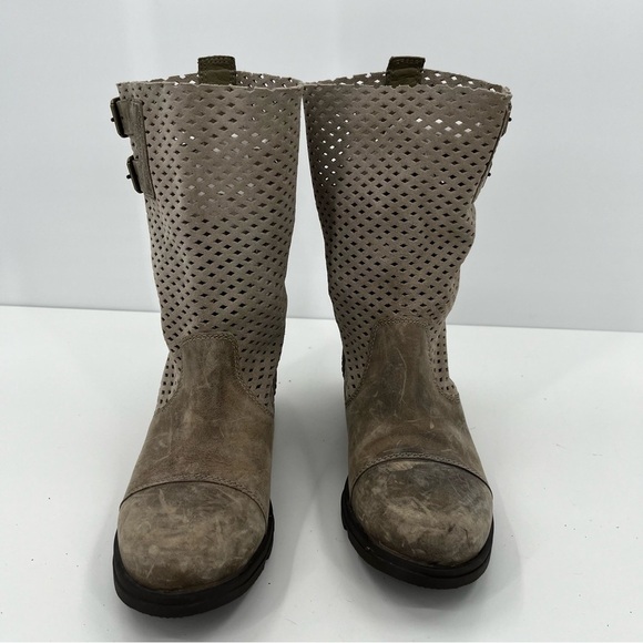 Sorel Womens 7 Major Leather Short Half Calf Boots - Picture 3 of 14